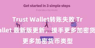 Trust Wallet转账失败 Trust Wallet 最新版更新，援手更多加密货币类型